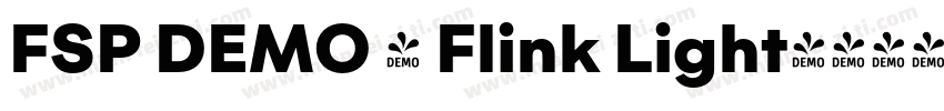 FSP DEMO - Flink Light字体转换